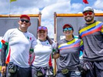 Dafne Quintero y Sebastián García ganan medalla de plata en la Copa del Mundo de Tiro con Arco