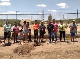 Reforestan kinder Beatriz González