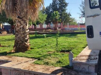 Embellecen jardín de San Antonio del Ciprés