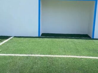 Terminan cancha de futbol rápido