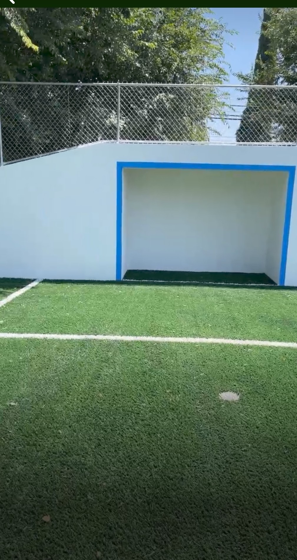 Terminan cancha de futbol rápido