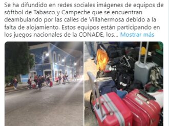 Sin hospedaje ni transporte, atletas en los Conade 2023 en Tabasco