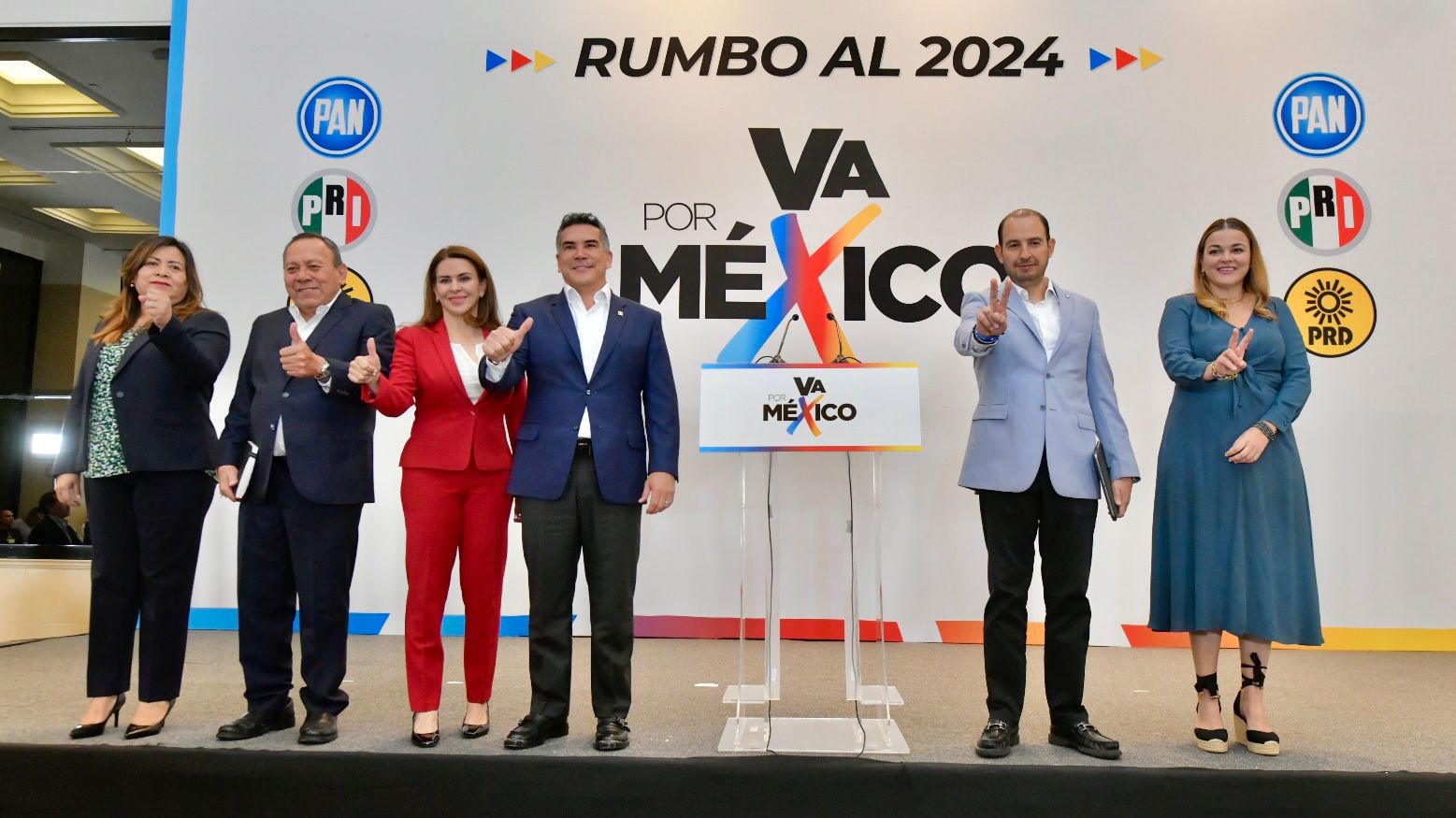 Coalición Va por México busca participación de todos en candidatura 2024