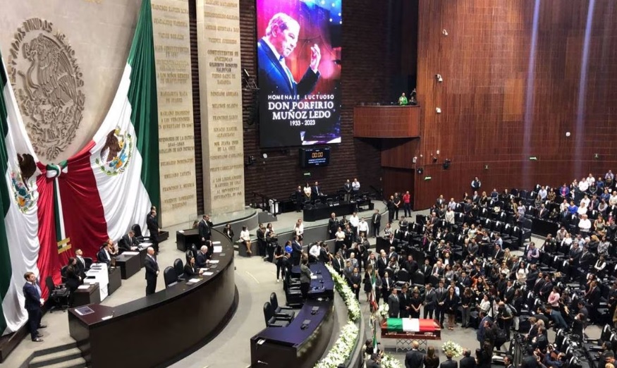 Porfirio Muñoz Ledo vuelve a tribuna; diputados lo despiden en San Lázaro