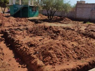 Ejecutan obra en Llano Blanco Norte