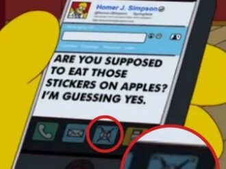 ¿Los Simpson predijeron el nuevo logo «X» de Twitter?