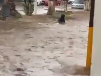Sufren por inundación en Ojocaliente