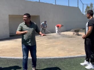 Priorizan el deporte Rehabilitan cancha de futbol rápido