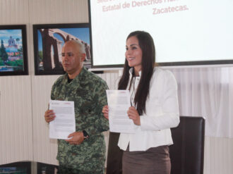 Trabajarán la Sedena y la CDHEZ en promoción de Derechos Humanos