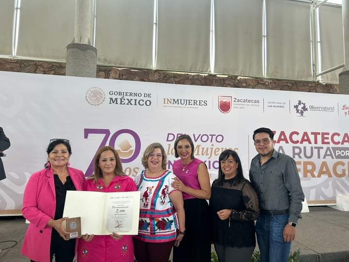 Reconocen a expresidenta municipal de Juan Aldama