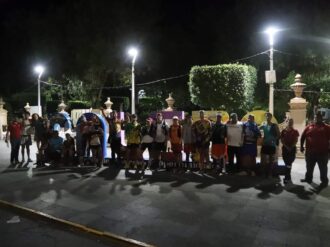 Recibe Calera a participantes de la carrera Camino Real