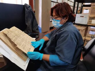 Agilizan labor de investigación en el Archivo Histórico de Sombrerete