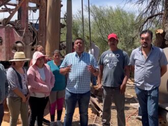 Inicia perforación de pozo en San Antonio de la Rosa 
