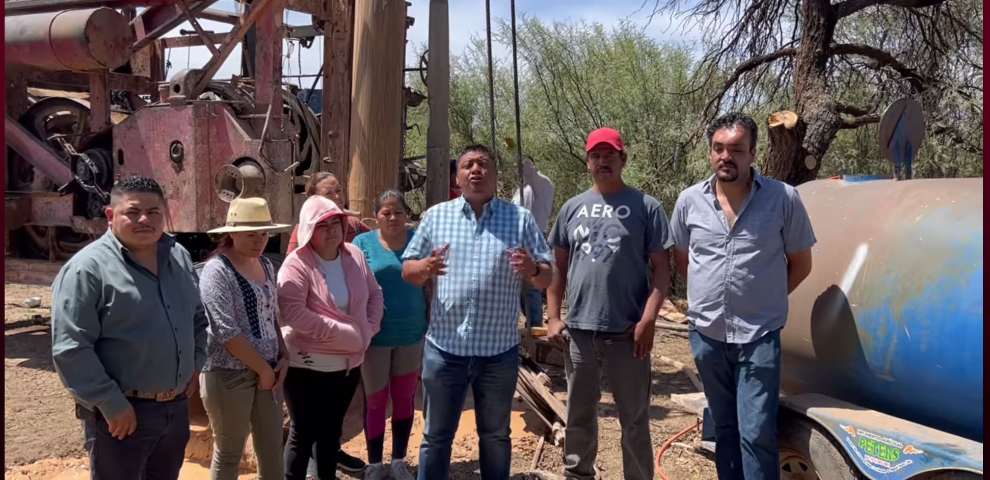 Inicia perforación de pozo en San Antonio de la Rosa 