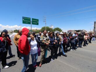 Se unen trabajadores de la fiscalía y del Sntsa en su lucha 
