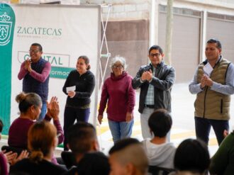 Inaugura Jorge Miranda obra en la González Ortega 