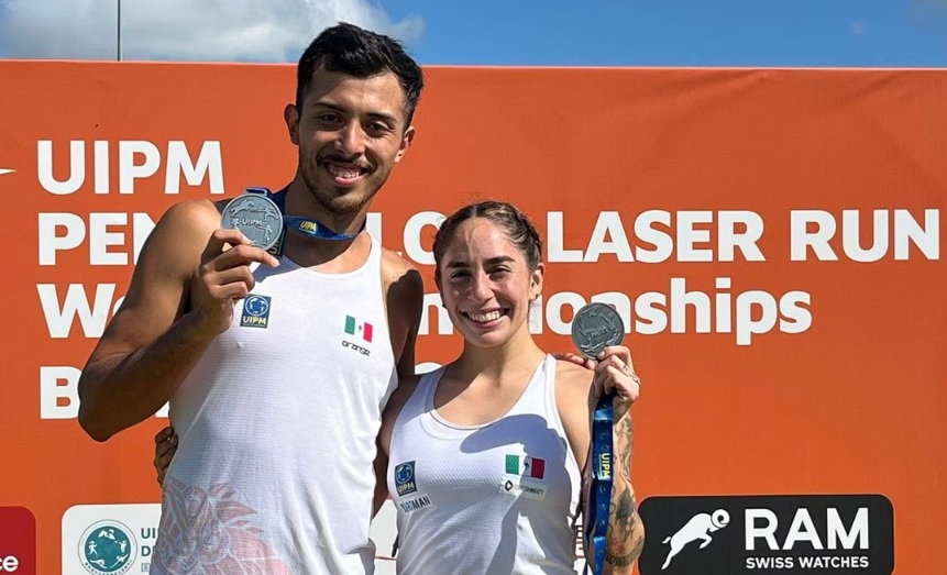 Conquista México plata en el mundial de Pentatlón Moderno