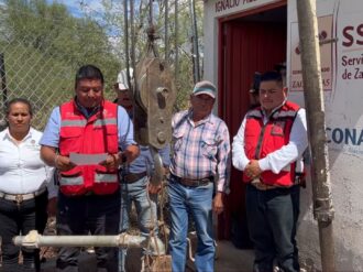 Invierten 128 mil pesos en bomba de agua potable