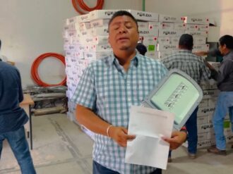 Llegan 700 luminarias a Villa de Cos
