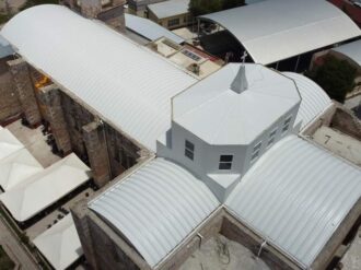 Termina rehabilitación del techo en el templo de la Virgen de Guadalupe 