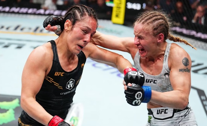 Alexa Grasso campeona de la UFC, retiene su cinturón