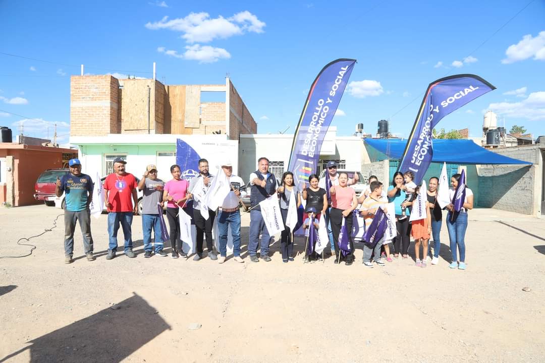 Inician obras en diferentes calles de Calera 