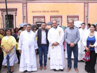 Reciben al nuevo párroco de Juan Aldama 