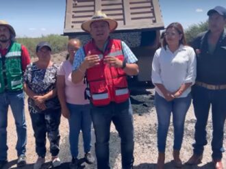 Bachean tramo carretero de SLP y Zacatecas 