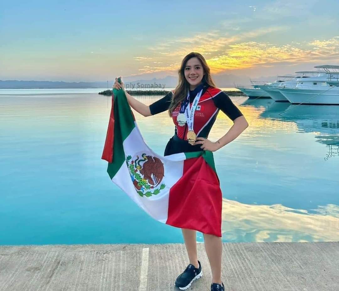 Alejandra Iturbide conquista el Mar Rojo