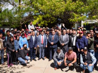 Inaugura Jorge Miranda luminarias LED en Agronomía de la UAZ