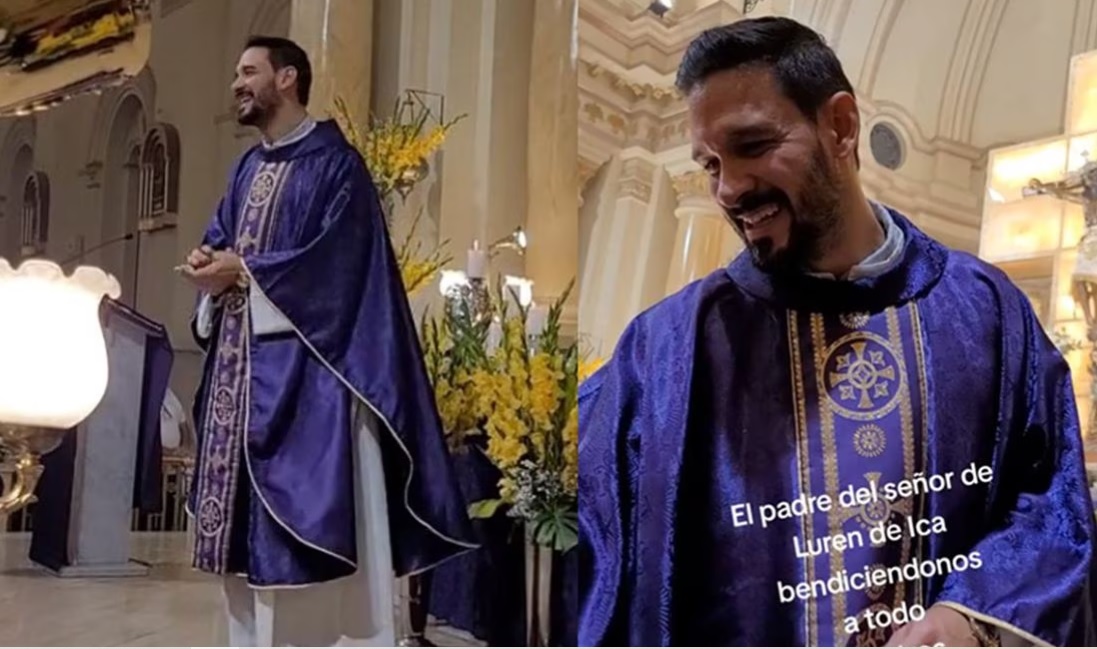 Sacerdote de Perú causa furor en TikTok por su atractivo físico