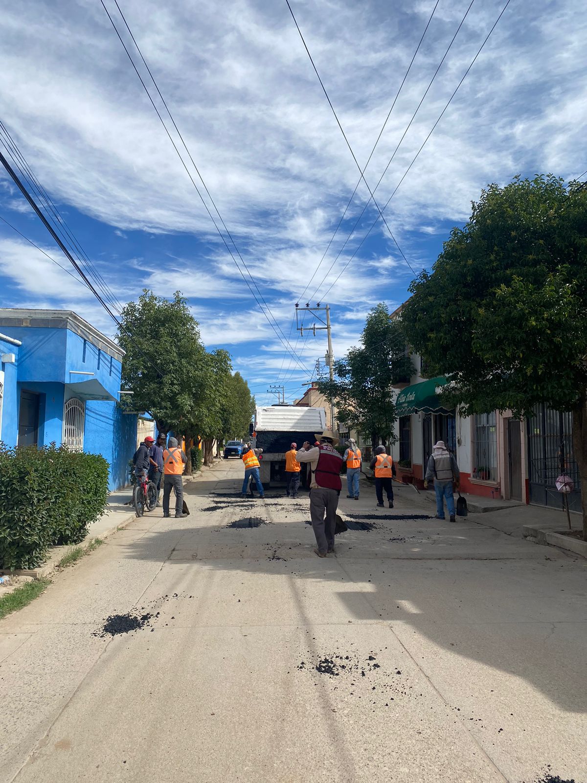 Mantienen programa de bacheo en Río Grande 