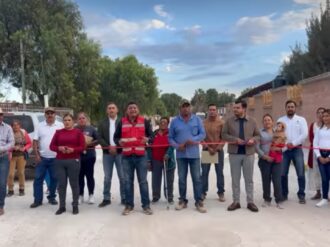 Entregan obras en Chupaderos 