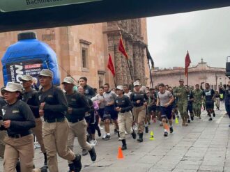 Exitosa, segunda Carrera 5K del Bachillerato General Militarizado