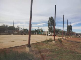 Construyen techado en Norias de San Juan