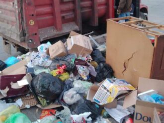 Incansable, el trabajo del personal de Limpia