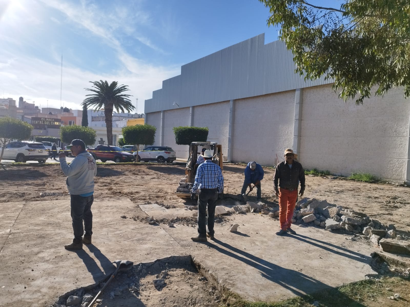 Inician trabajos de remodelación en cancha de cachibol