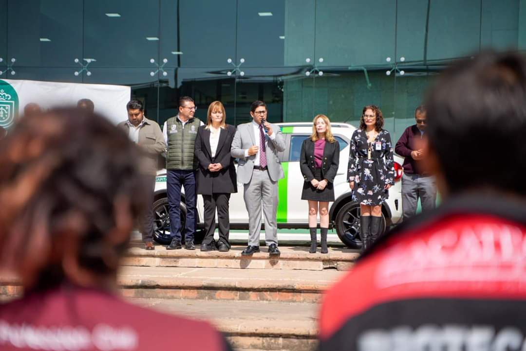 Equipa Jorge Miranda a la Secretaría de Obras Públicas y a Protección Civil