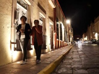 Iluminación del Centro Histórico, símbolo del trabajo en unidad