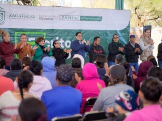 Agradecen a Jorge Miranda por pozo de agua en El Visitador 