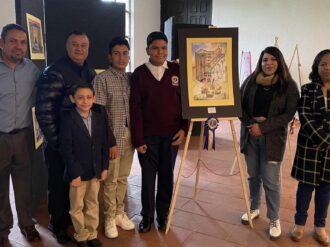 Gana premio de dibujo, estudiante sombreretense