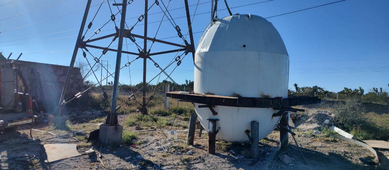 Tienen tanque elevado en Valle Hermoso