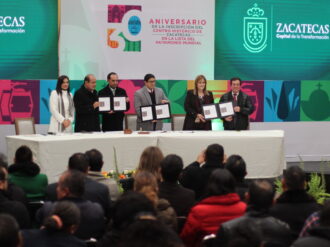 Con sesión solemne conmemoran 30 aniversario de Zacatecas como Patrimonio Mundial