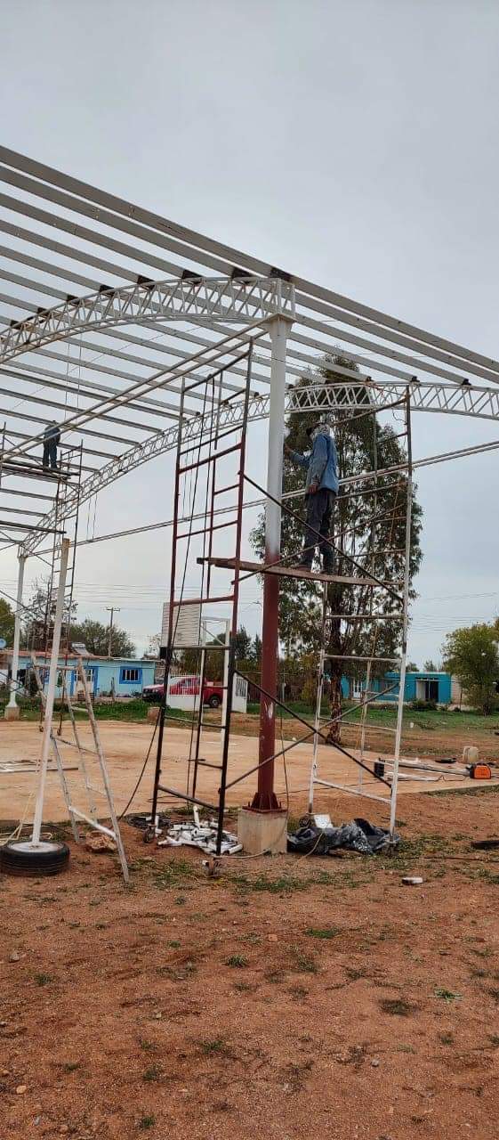 Construyen domo en Norias de San Juan