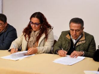 Firma Fresnillo plc convenio de colaboración con municipio de Fresnillo