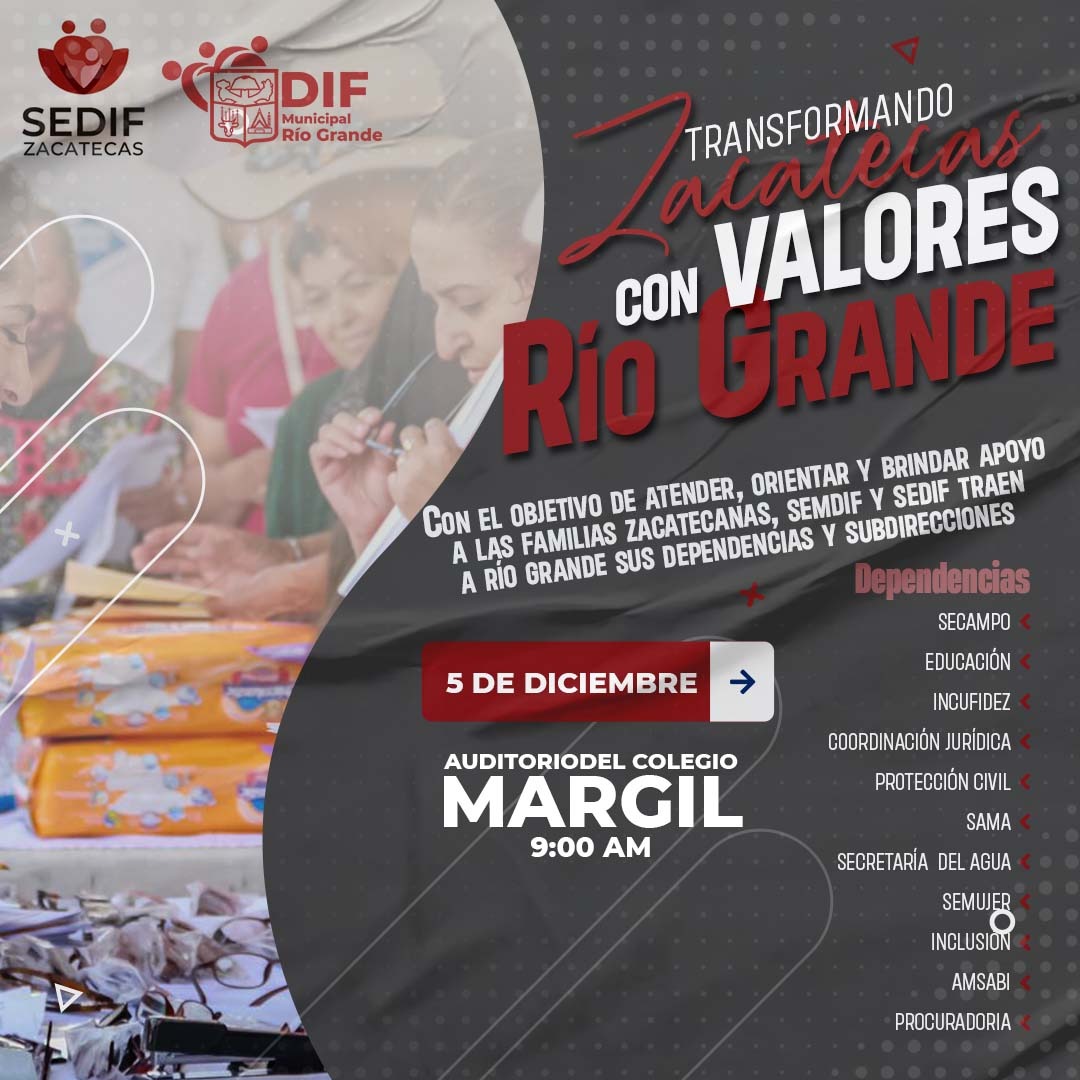 Hoy, la Feria Transformando con Valores en Río Grande 