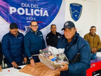 Festejan a los policías de Sombrerete 