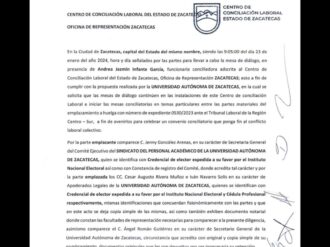 Siguen trabadas negociaciones entre SPAUAZ y Rectoría