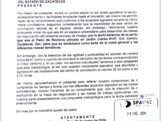 Realizarán las mesas de diálogo en el patio de Rectoría