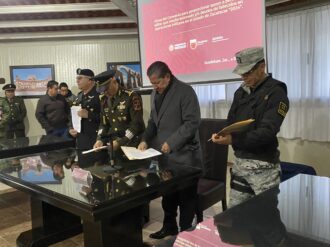 Firman convenio Godezac y Sedena